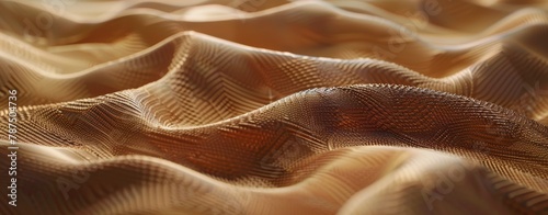 Close Up View of Wavy Fabric