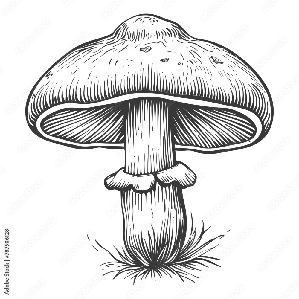 mushroom images using Old engraving style mushroom images using Old engraving style