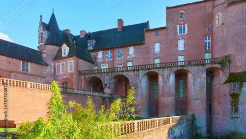 Berbie palace is former episcopal palace located in Albi, in south-west of France. Built during in thirteenth century, under episcopate of three successive bishops, its work took about fifty years. photo