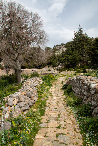 Landscape at the medieval settlement of Palio Pyli Kos Island South Aegean Region (Südliche Ägäis) Greece photo