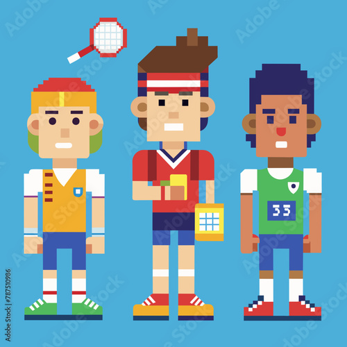 Athletic icons Pixel perfect © Usman