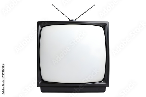 Digital tv on transparent background. modern TV PNG television mockup isolated cutout object