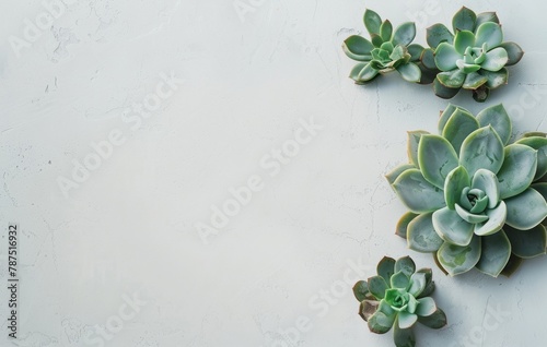Group of Plants on Table