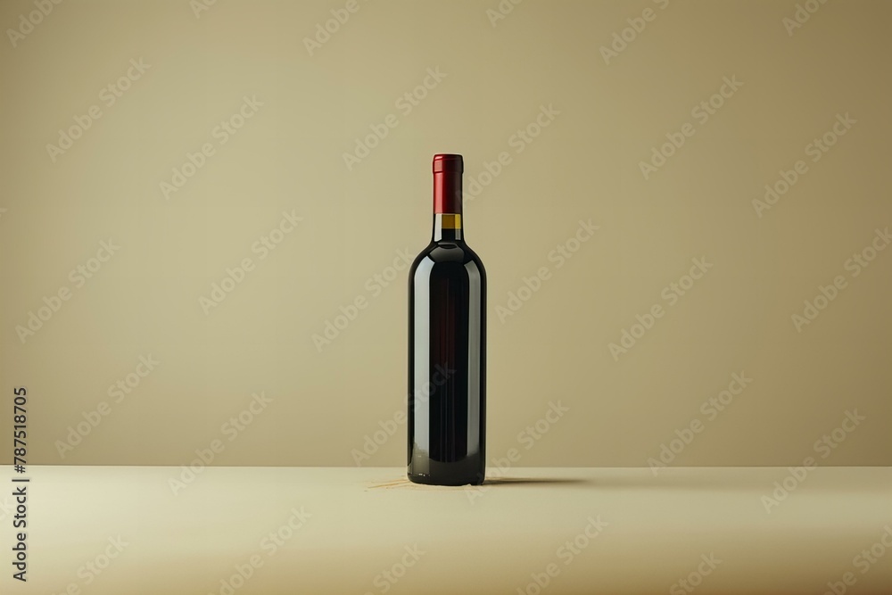 Wine bottle mockup Wine bottle mockup