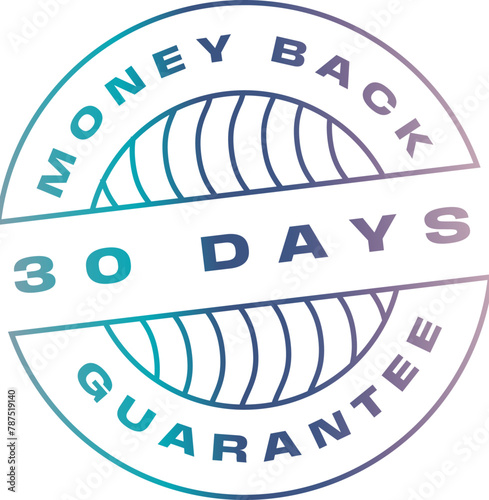 30-days guarantee badge (ID: 787519140)