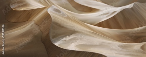 Close Up View of Wavy Fabric