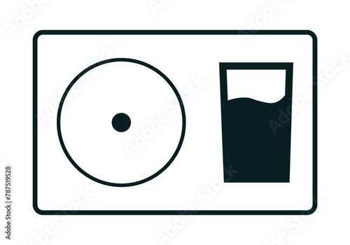  Spittoon with water fountain symbol
