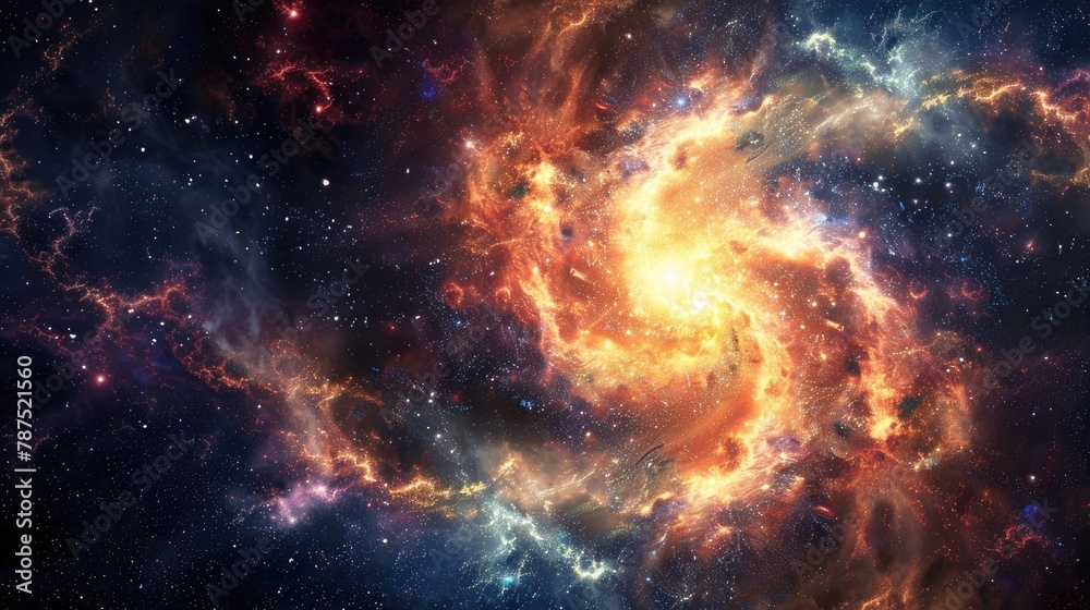 Fototapeta premium The Visibility of Light and Its Vital Role in the Universe