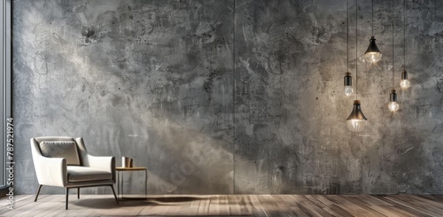 Chair and Table in a Room