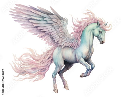 PNG Sculpture pegasus animal mammal sketch.