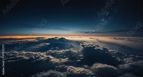 Above the clouds at night © AbdurRahman