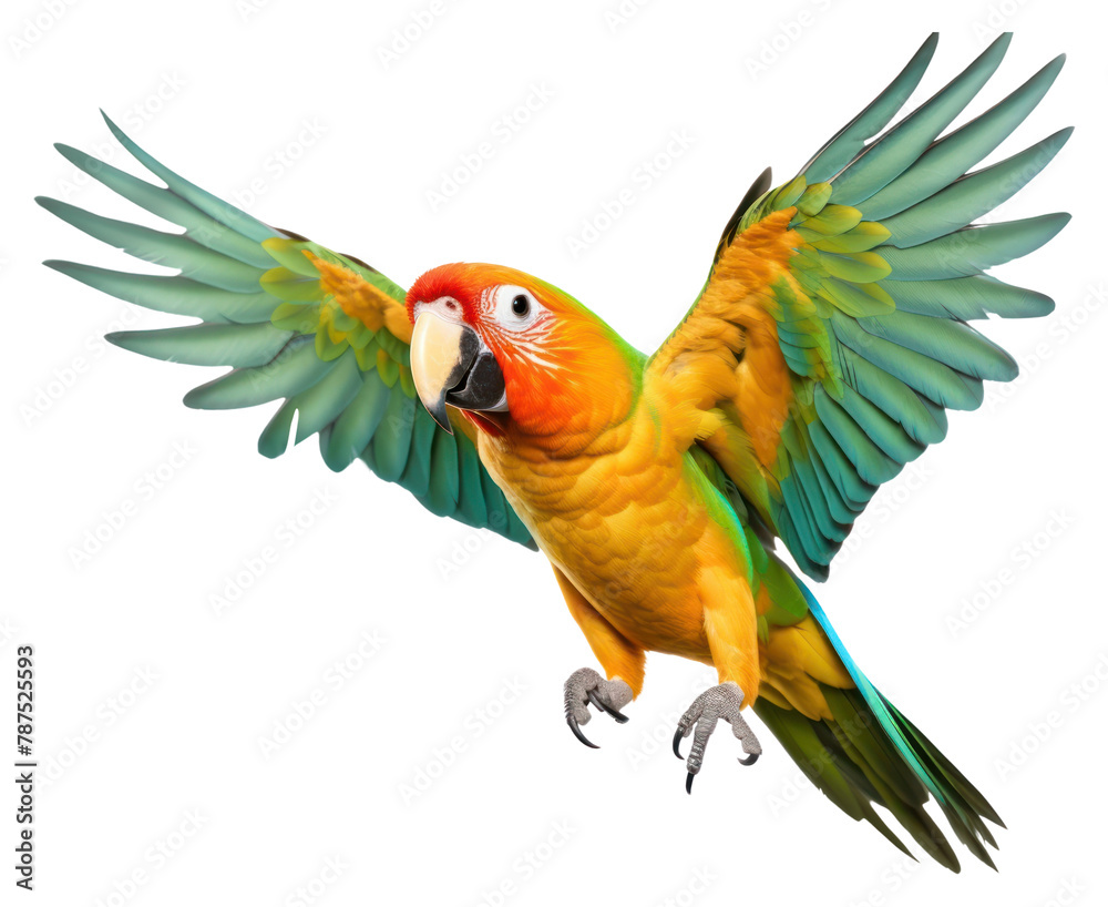 Obraz premium PNG Parrot Fly parrot animal bird.