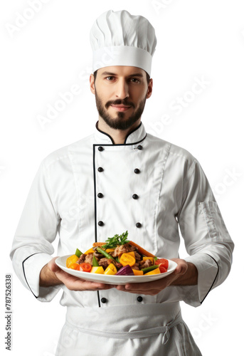 Adult food chef restaurant photo