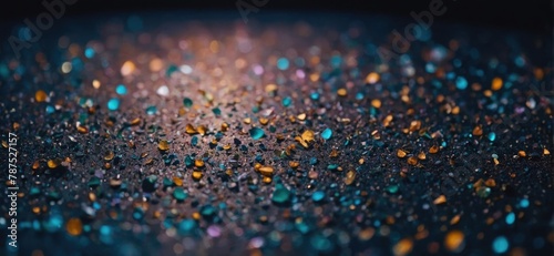 Abstract Background Wintery Cosmic Sprinkles