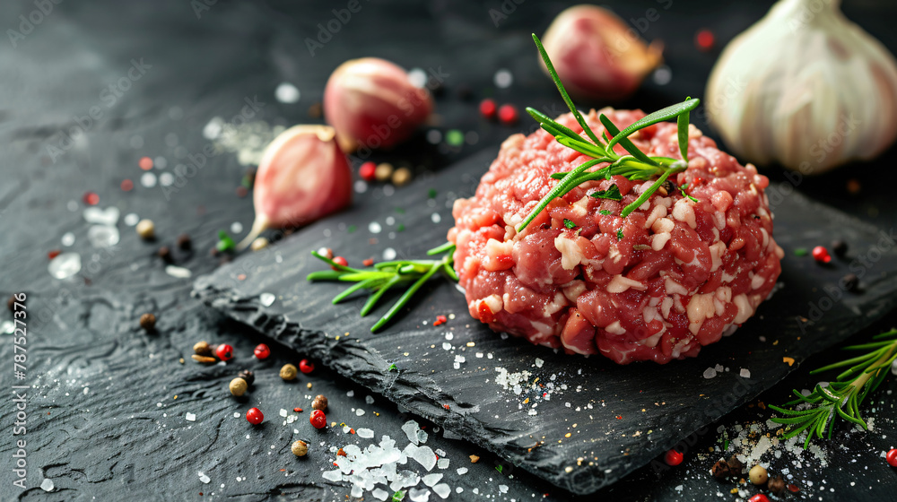 Raw meat products