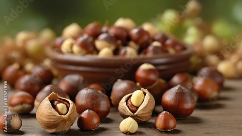 Nutty Delights: Handpicked Fresh Hazelnuts Ready for Enjoyment