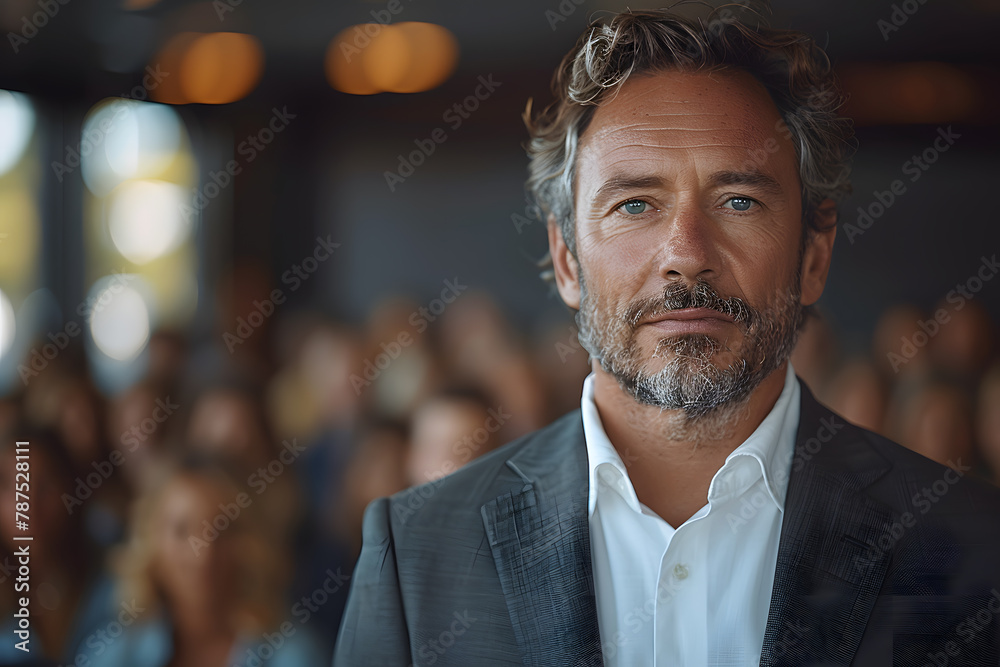 Serene Business Keynote Setting: Home Office and Cityscape Backdrop Serene Business Keynote Setting: Home Office and Cityscape Backdrop