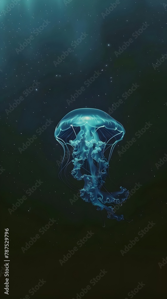 Jellyfish Phone Size Wallpaper 9x16 (Generative AI) Jellyfish Phone Size Wallpaper 9x16 (Generative AI)