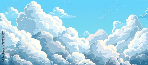 Summer cloud background. Spring cloud.
