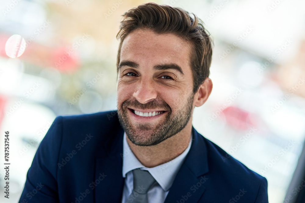 Portrait, happy or proud businessman with confidence, smile or suit in agency, company or law firm. Government consultant, corporate attorney or lawyer in business, job or workplace for legal justice Portrait, happy or proud businessman with confidence, smile or suit in agency, company or law firm. Government consultant, corporate attorney or lawyer in business, job or workplace for legal justice