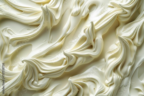 Dairy Delight, Elegant Swirls of Creamy Yogurt