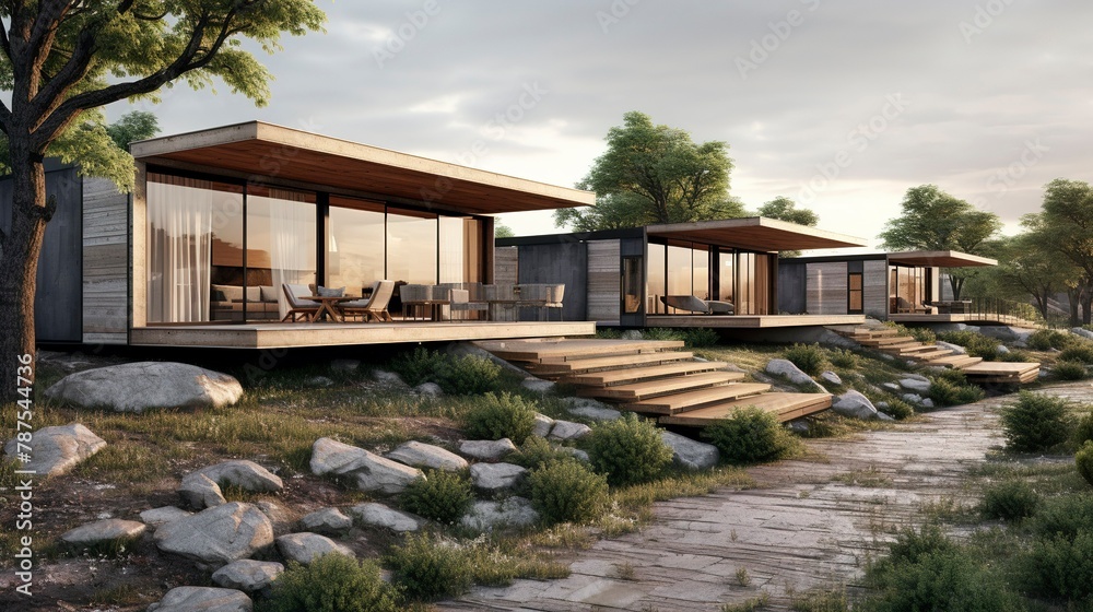 A photo of Compact Homestead Dwellings A photo of Compact Homestead Dwellings