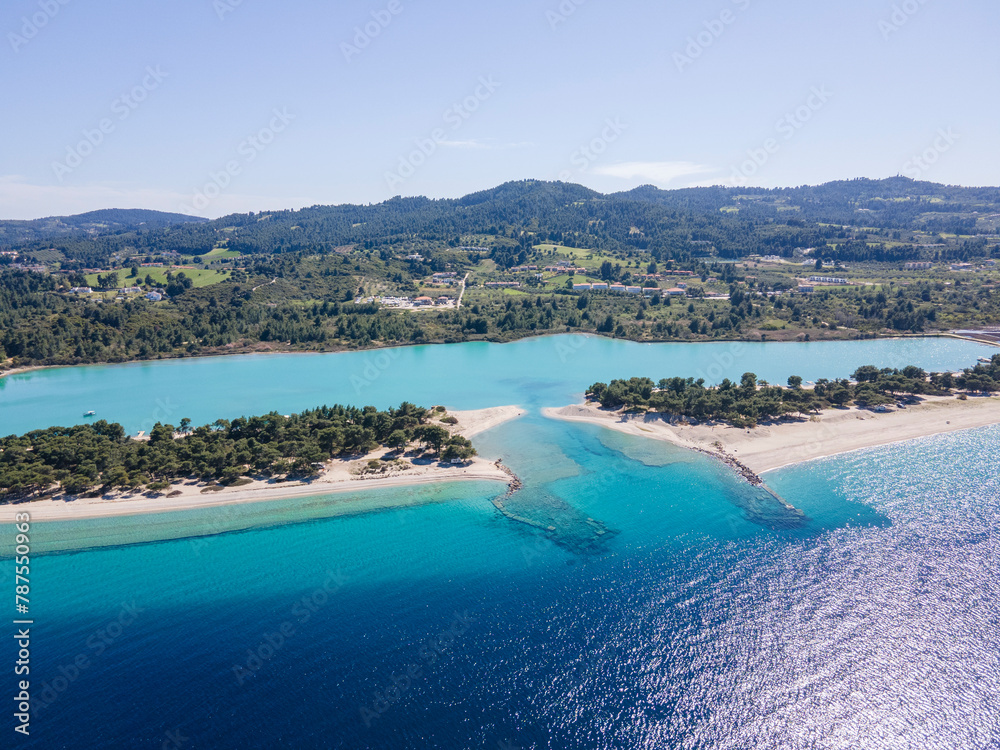 Kassandra coastline near Lagoon Beach, Chalkidiki, Greece Kassandra coastline near Lagoon Beach, Chalkidiki, Greece