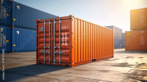 A photo of Contemporary Container Design in Soft light