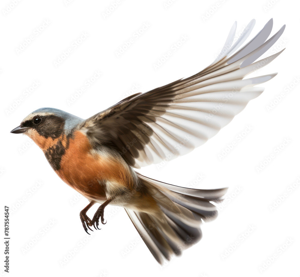 Fototapeta premium PNG Animal flying robin