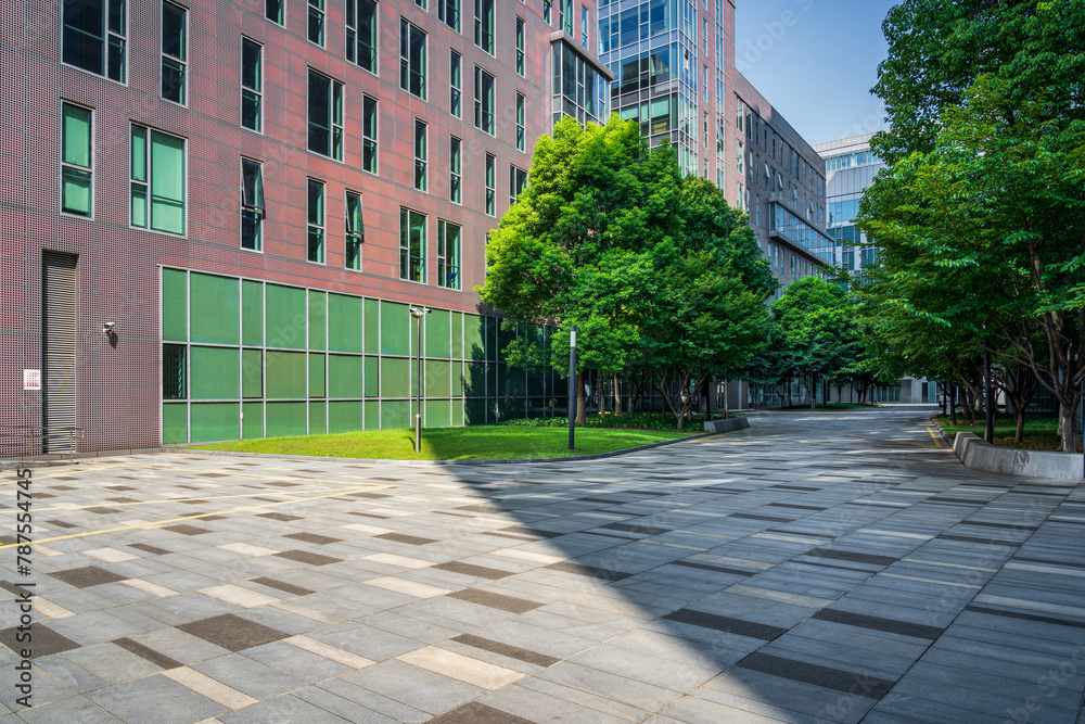 Fototapeta premium Modern urban office building architecture