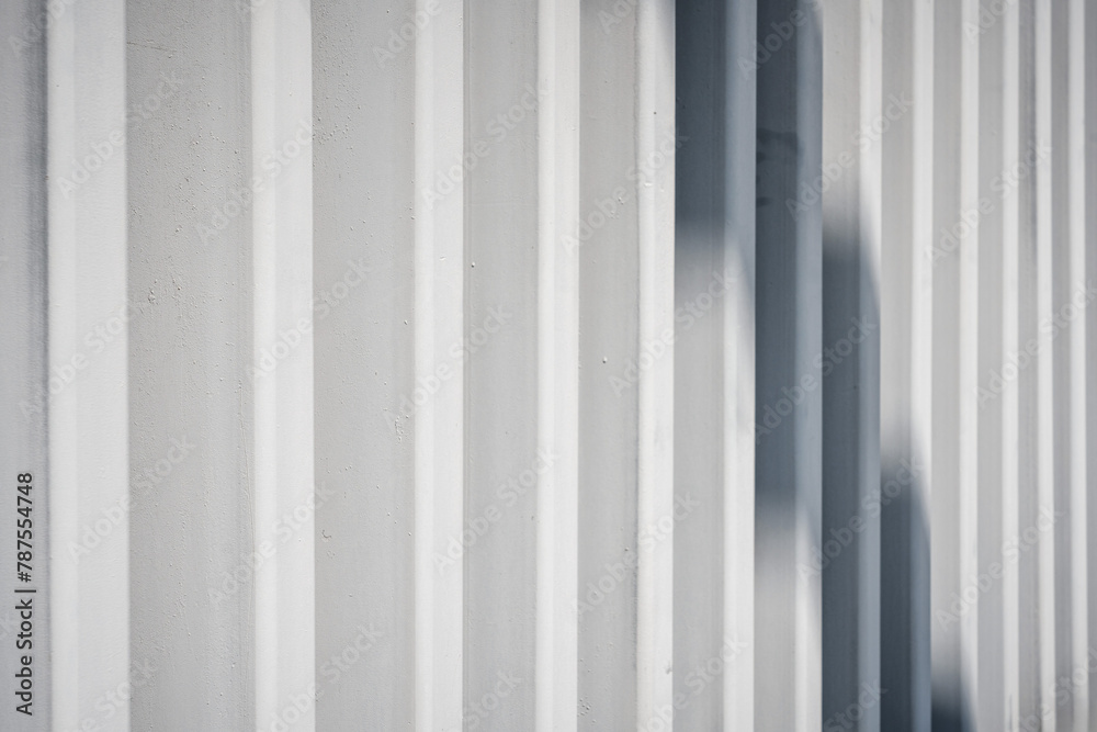 Obraz premium White vertical rectangular striped background