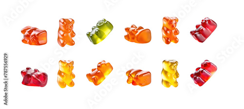 set of candy bear