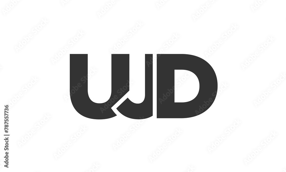 UJD logo design template with strong and modern bold text. Initial based vector logotype featuring simple and minimal typography. Trendy company identity. UJD logo design template with strong and modern bold text. Initial based vector logotype featuring simple and minimal typography. Trendy company identity.