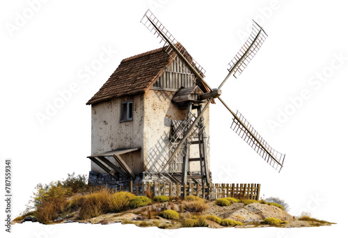 PNG Windmill windmill outdoors