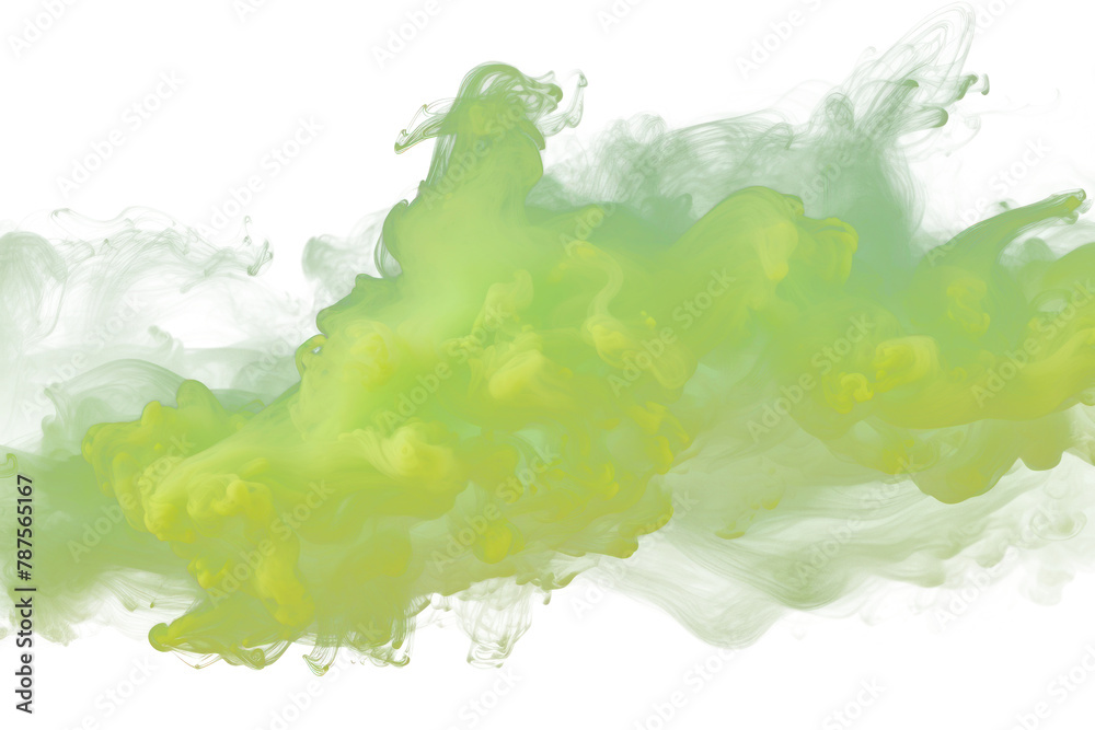 PNG Green mix yellow pastel backgrounds smoke black background.