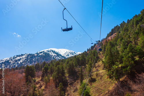 Cable Car to Beldersay Mountain, Uzbekistan