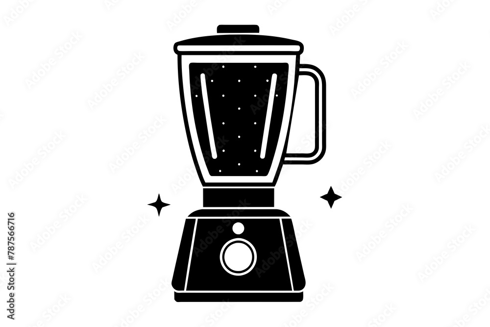 blender vector silhouette illustration blender vector silhouette illustration