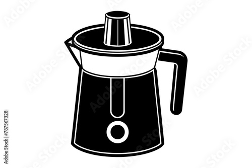 electric juicer vector silhouette illustration