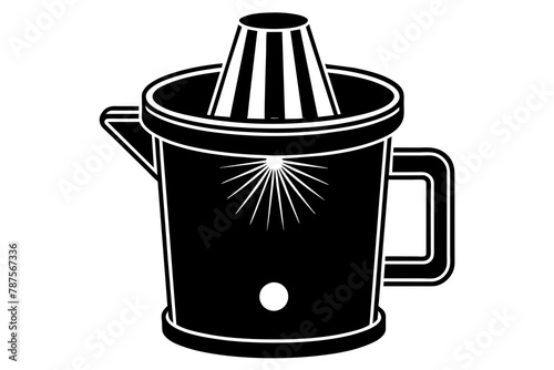 electric juicer vector silhouette illustration