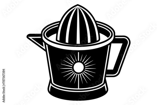 electric juicer vector silhouette illustration