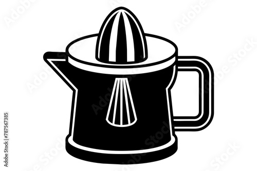 electric juicer vector silhouette illustration