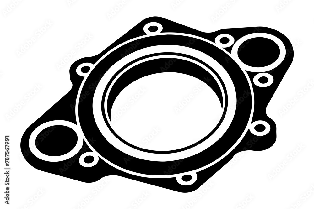 gasket vector silhouette illustration gasket vector silhouette illustration