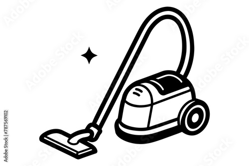 vacuum cleaner vector silhouette illustration