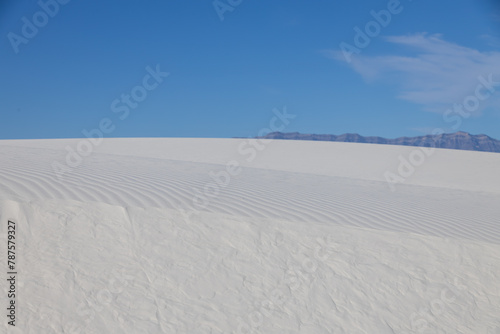 Sand dunes at White Sands National Park, New Mexico 
