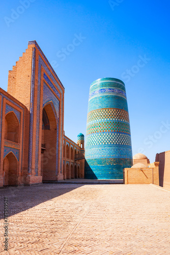 Kalta Minor Minaret at Itchan Kala, Khiva photo