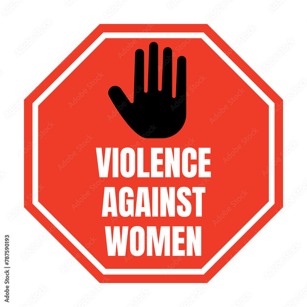 Stop violence against women symbol icon Stop violence against women symbol icon