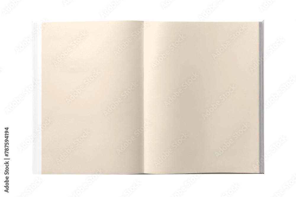 Book pages png, transparent background