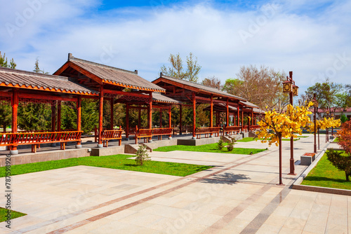 Chinese Garden in Samarkand city, Uzbekistan