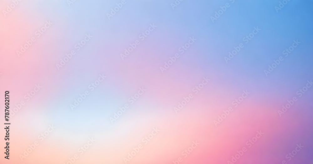 Gradient sky with hues of blue and pink