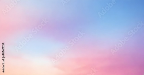 Gradient sky with hues of blue and pink